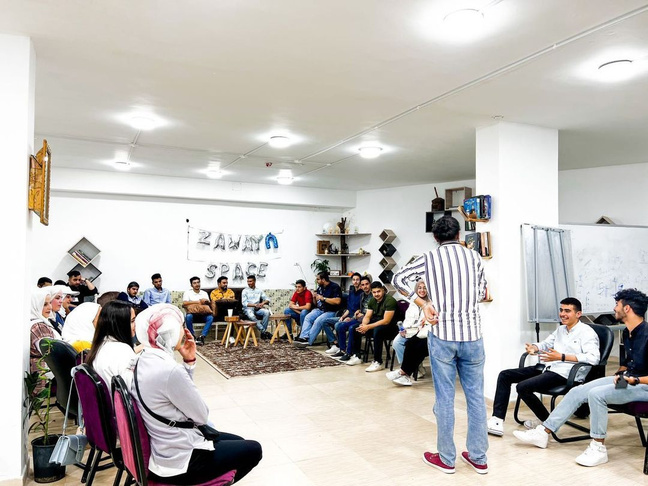 Community activity at Zawaya